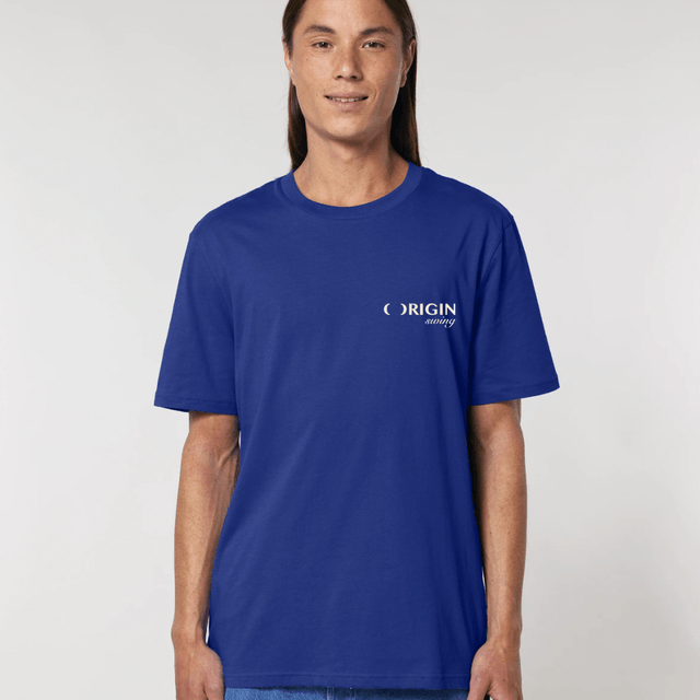 Tee shirt unisexe bleu