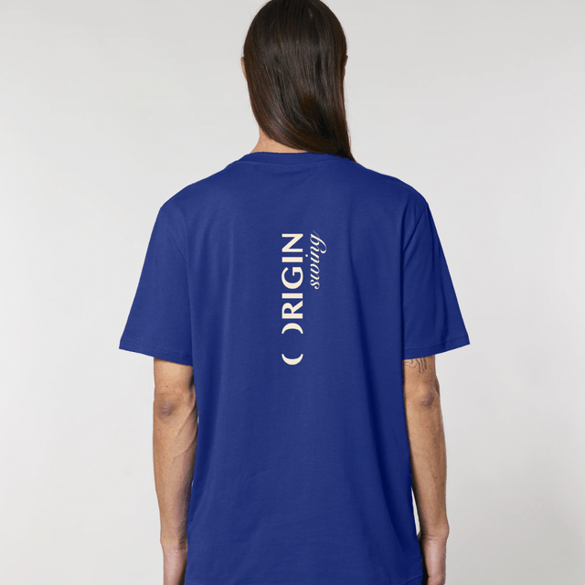 Tee shirt unisexe bleu