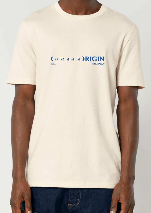 Tee shirt unisexe beige