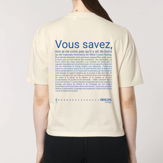Tee shirt femme beige