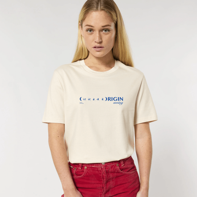 Tee shirt unisexe beige